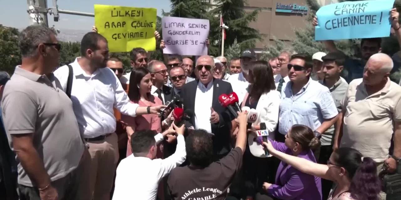 Özdağ'dan Limak Holding Önünde Akbelen Protestosu: “Buradan Akp’ye Soruyoruz; ‘Siz Limak’ın Ortağı Mısınız?’”