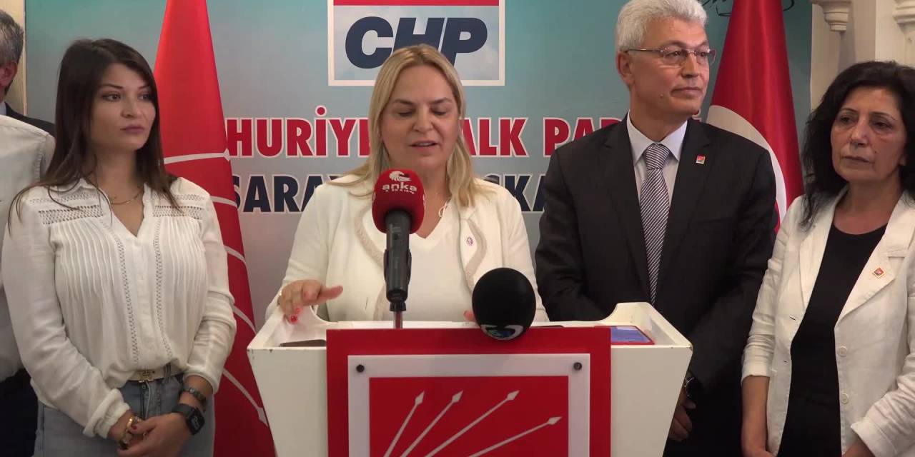 Chp Genel Sekreteri Neslihan Hancıoğlu: "İktidar Şimdi Vatandaşlarından Haraç Kesmeye Başladı"