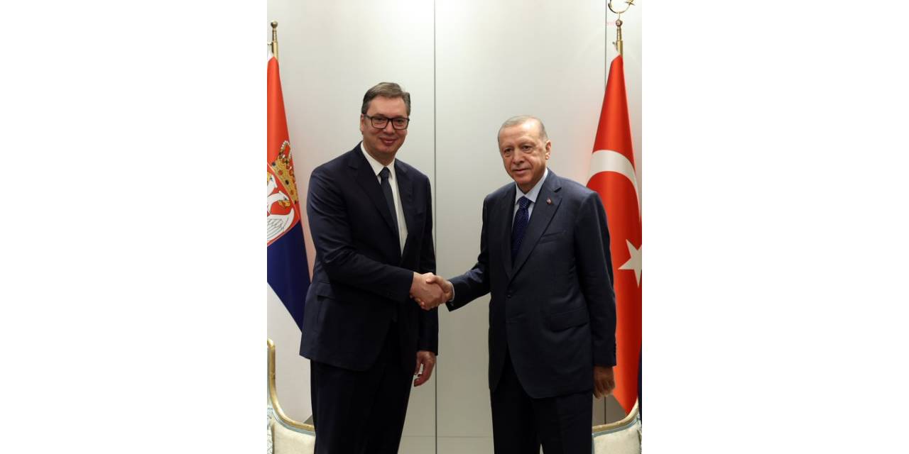 Erdoğan, Macaristan'da Sırbistan Cumhurbaşkanı Aleksandar Vucic İle Görüştü