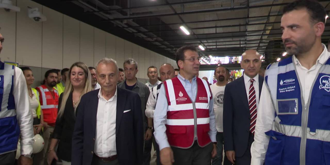 Ekrem İmamoğlu: Ataköy-ikitelli Metro Hattının Tamamını Mart 2024’te Açmanın Onurunu Yaşayacağız