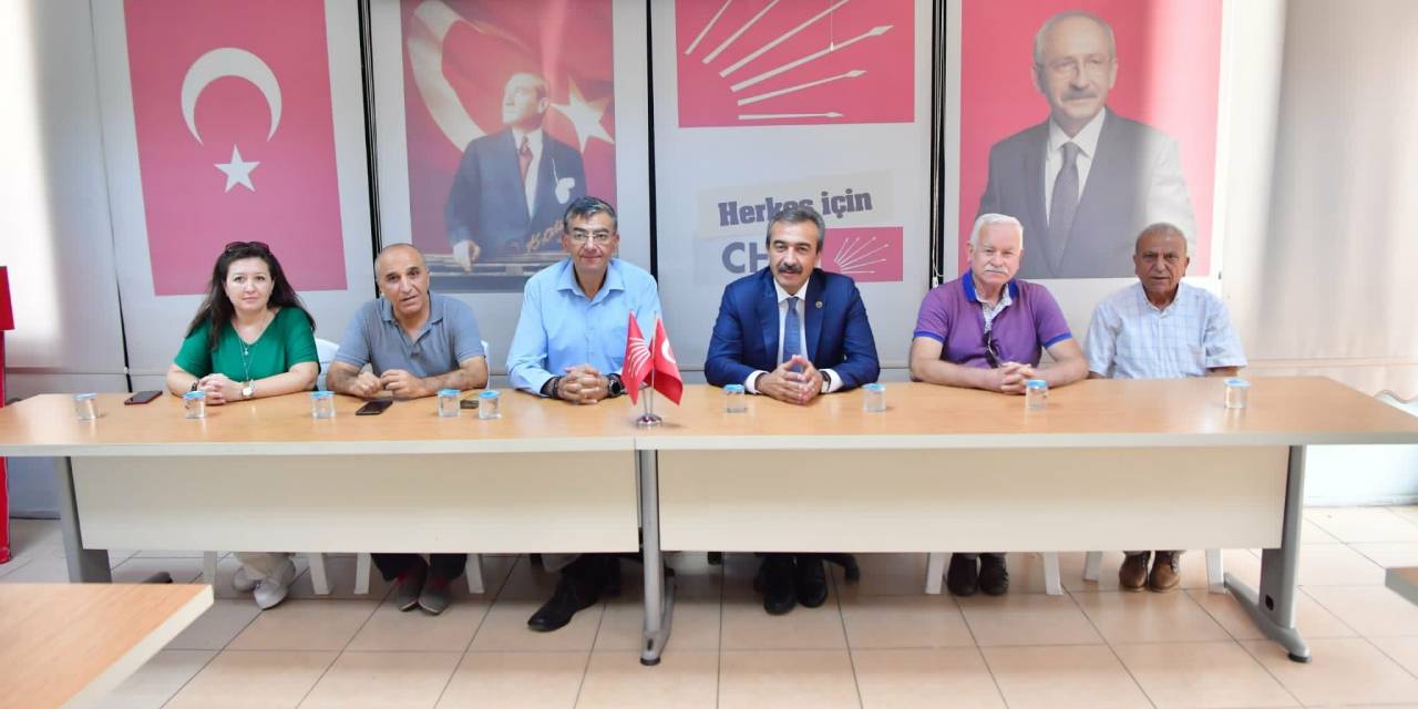 Çukurova Belediye Başkanı Çetin'den Chp İlçe Örgütü'ne Ziyaret