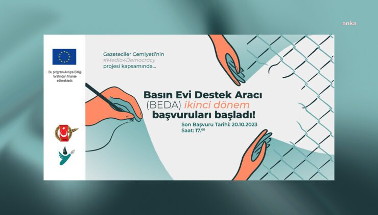 Gazeteciler Cemiyeti'nin ‘Basın Evi Destek Aracı’için Yeni Dönem Başvuruları Başladı