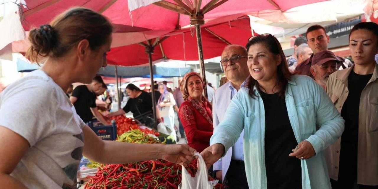 Aydın Büyükşehir Belediye Başkan Özlem Çerçioğlu, Germencik’te Vatandaşlarla Bir Araya Geldi