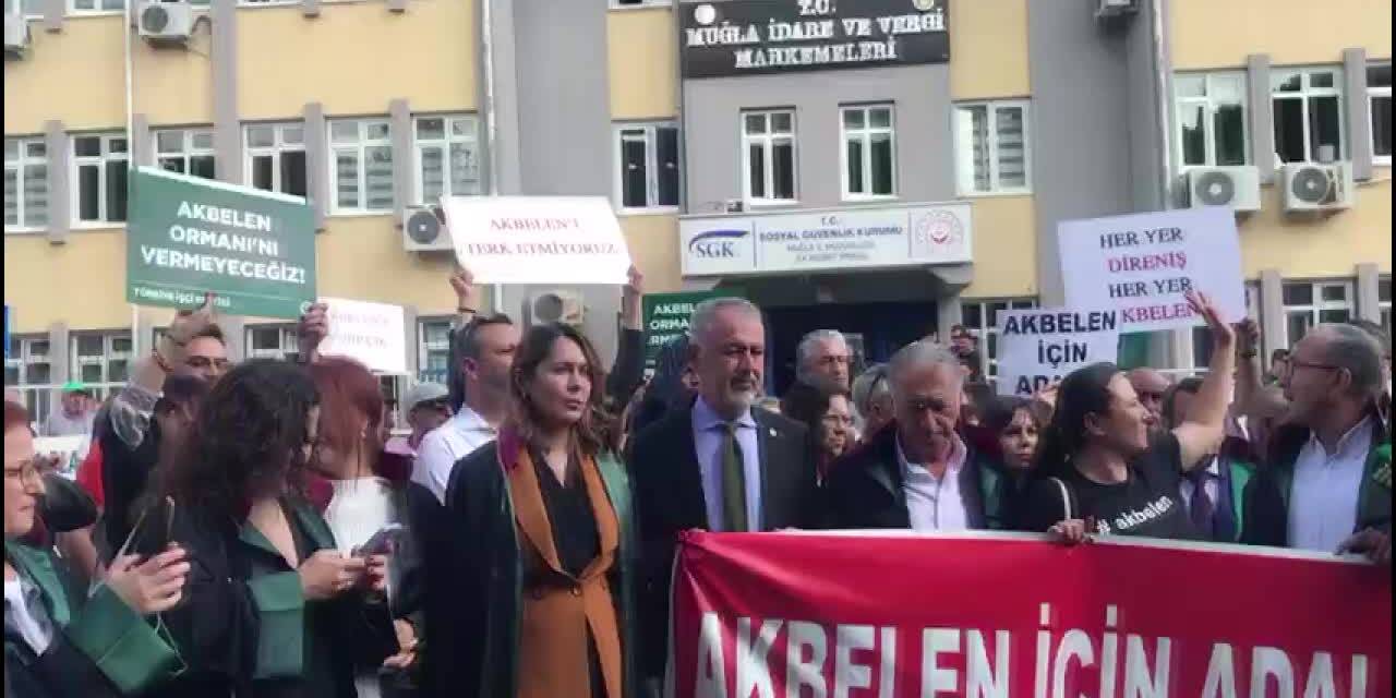 Muğla'da Akbelen Davaları Başladı…“Bu Direniş Yaşamı Savunma Ve Koruma Mücadelesidir"