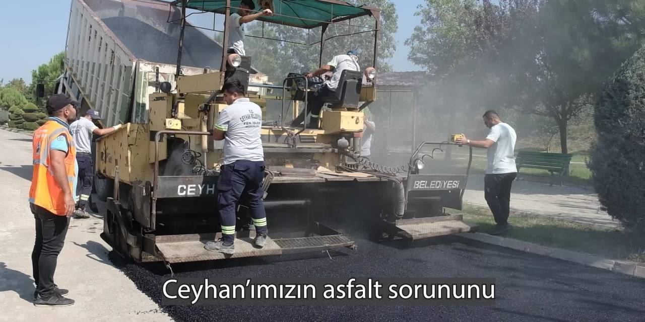 Ceyhan’da Yol Çalışmaları Devam Ediyor