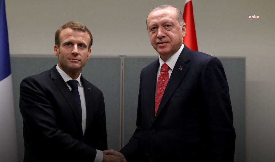 Cumhurbaşkanı Erdoğan, Fransa Cumhurbaşkanı Macron İle Görüştü