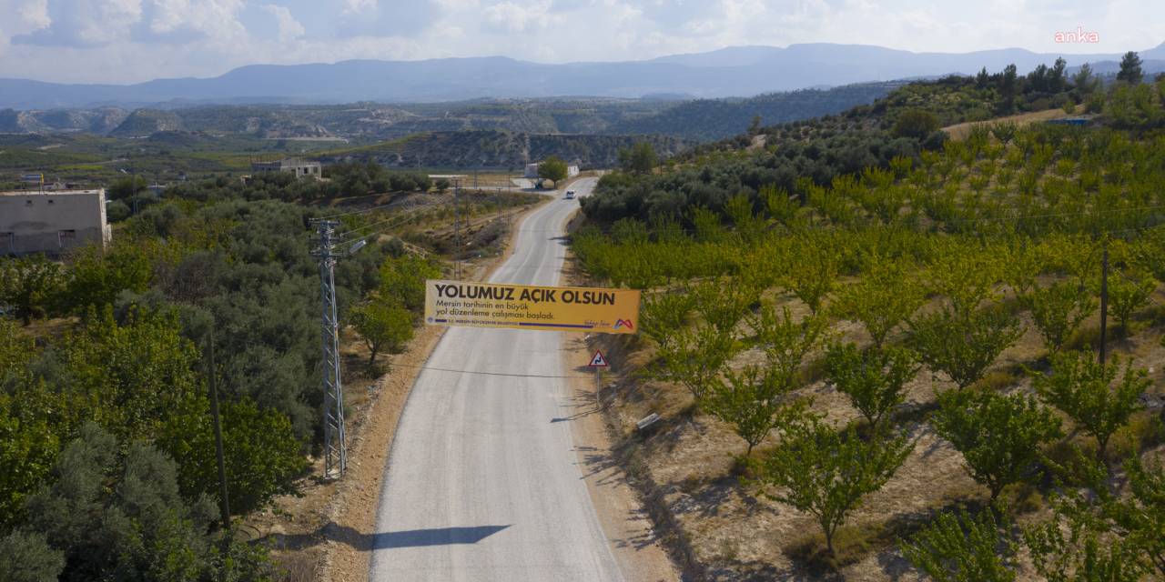 Mersin Büyükşehir Belediyesi, Kırsal Mahallelerde Yol Çalışmalarına Devam Ediyor