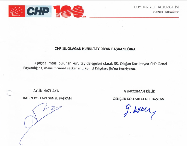 Chp Kadın Ve Gençlik Kolları Başkanlarından, Kılıçdaroğlu’na Destek