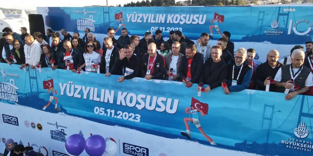 Cumhuriyet'in 100. Yılında İbb Tarafından Düzenlenen 45. İstanbul Maratonu'nda İstaç Ekipleri De Sahadaydı