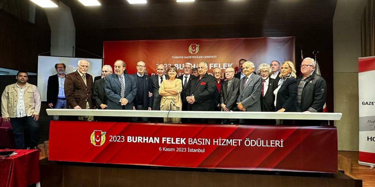 Tgc, 2023 Burhan Felek Basın Hizmet Ödülleri Sahiplerini Buldu