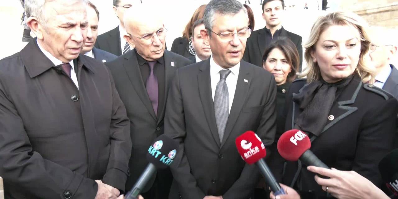 Chp Genel Başkanı Özel, Soruları Yanıtladı: “Chp’ye Saygılı Davranan Herkes, Aynı Saygıyı Görecektir”