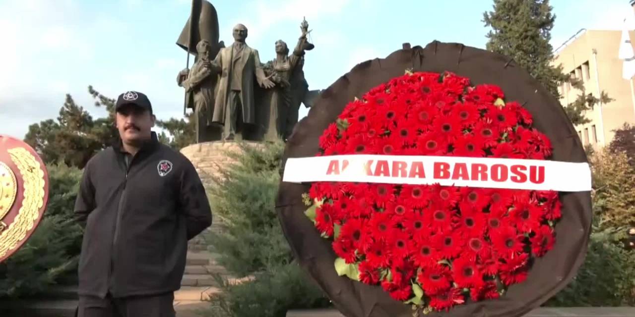 Ulu Önder Mustafa Kemal Atatürk’ün Vefatının 85. Yıl Dönümünde, Ankara Adliyesi’nde Tören Düzenlendi