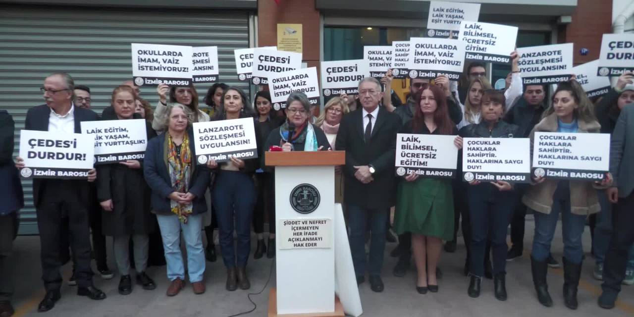 İzmir Barosu’ndan ‘20 Kasım Dünya Çocuk Hakları Günü’ Eylemi: “Tbmm’de Daimiçocuk Hakları Komisyonu Kurulmalı”