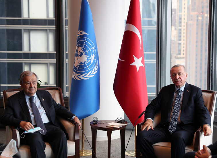 Cumhurbaşkanı Erdoğan, Bm Genel Sekreteri Guterres İle Telefonda Görüştü
