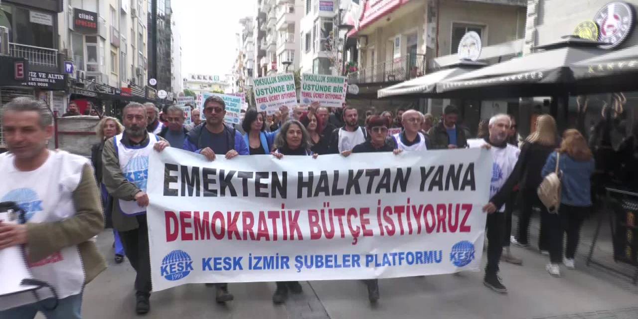 Kesk’ten İzmir’de Bütçe Protestosu: “İnsanca Bir Yaşam, Güvenceli Bir İş, Güvenceli Bir Gelecek...”