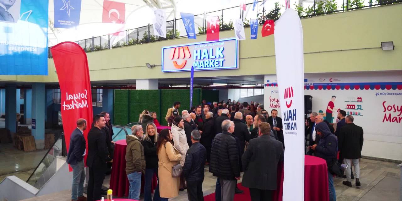 KÜÇÜKÇEKMECE’NİN İLK 'HALK MARKET’İ FEVZİÇAKMAK MAHALLESİ’NDE AÇILDI