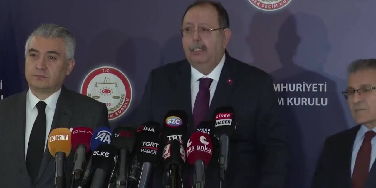 Ysk Başkanı Ahmet Yener, 31 Mart Seçimlerine 36 Siyasi Partinin Gireceğini Açıkladı