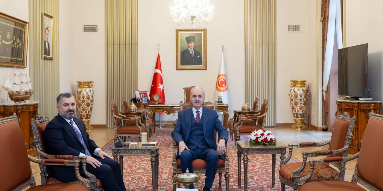 Tbmm Başkanı Kurtulmuş, Rtük Başkanı Ebubekir Şahin’i Kabul Etti