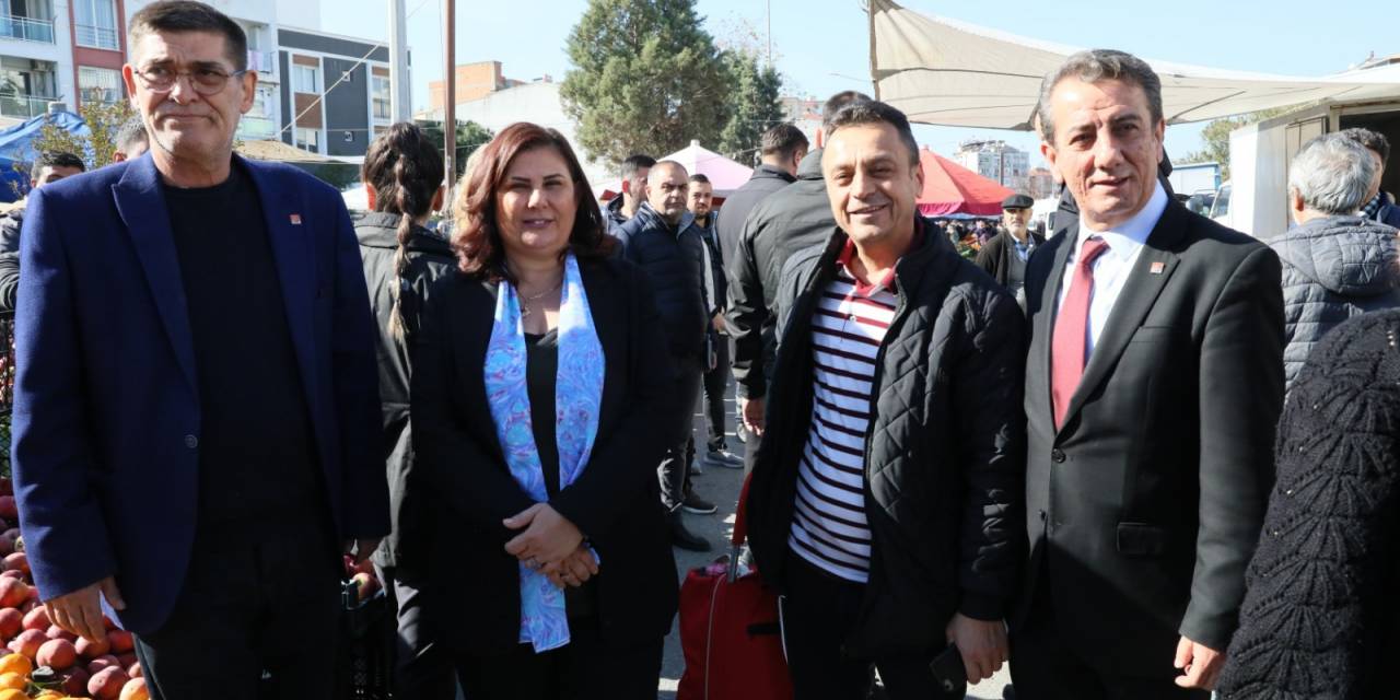 Özlem Çerçioğlu, Cumartesi Pazarı’nda Vatandaşlarla Buluştu