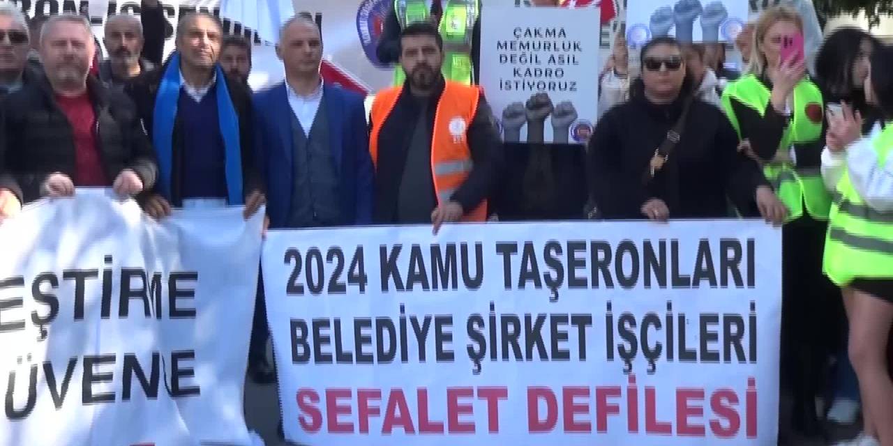 Taşeron İşçiler, Adana’da Eylem Yaptı: “Elleri Nasır Tutmuş Emekçilerin Kadro Hakkı Sözde Özde Verilmelidir “