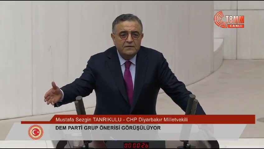 Sezgin Tanrıkulu'Ndan Tbmm’ye Atalay' Tepkisi: "Dün Burada Bu Meclis, Anayasa'yı İdam Etti"